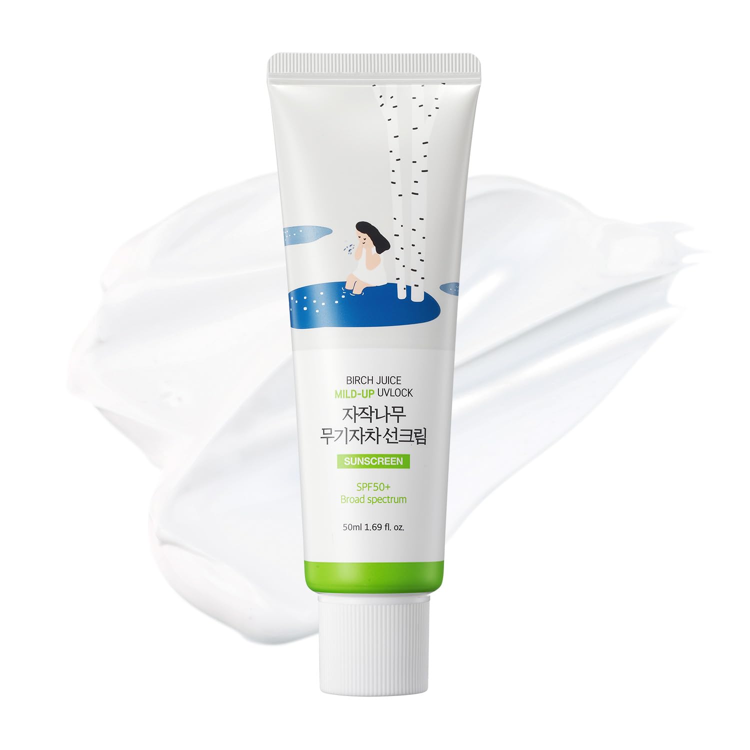 Round Lab Birch Juice Mild-up Sunscreen SPF 50+, 50ml