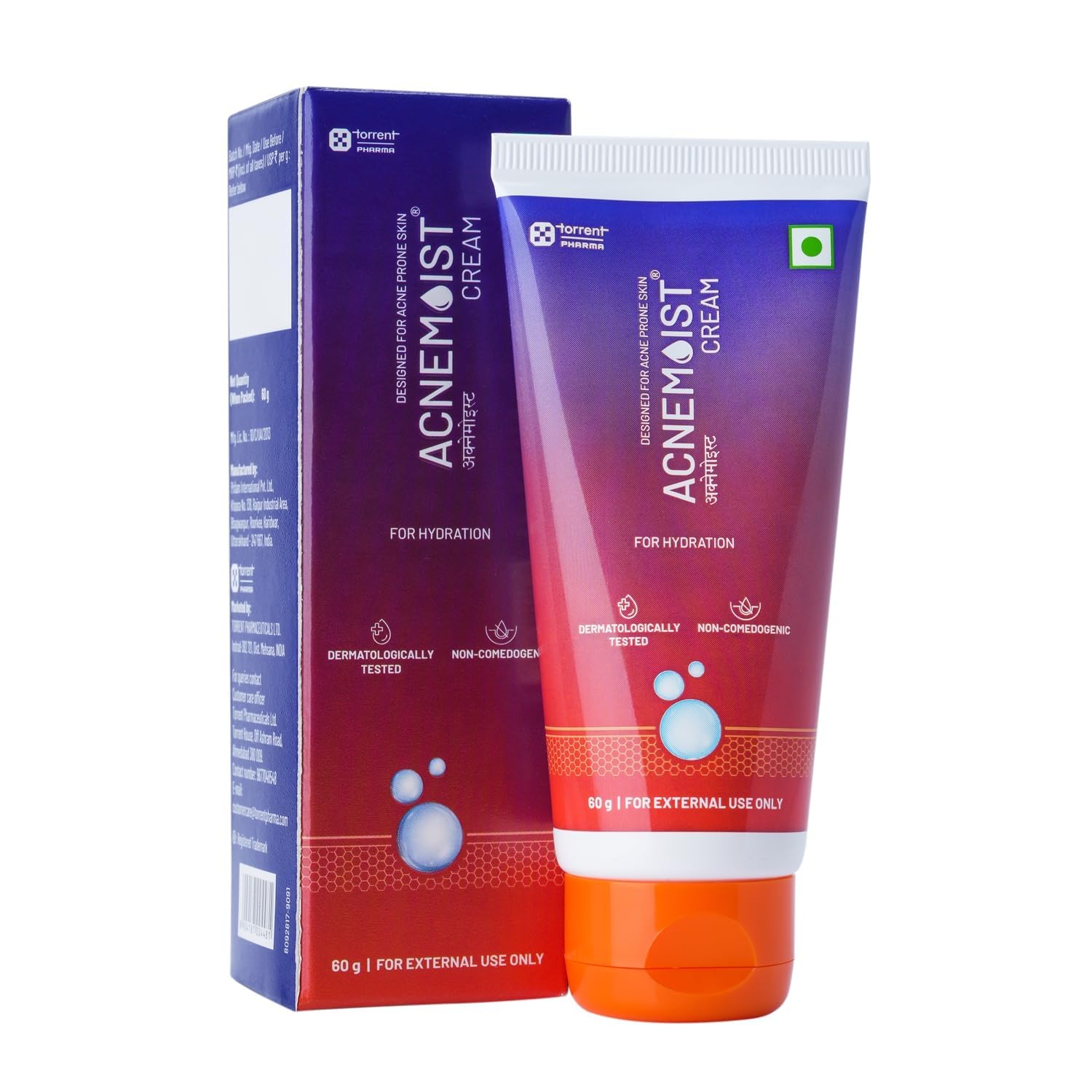 Acnemoist Cream For Acne Prone Skin, New Pack - 60gm