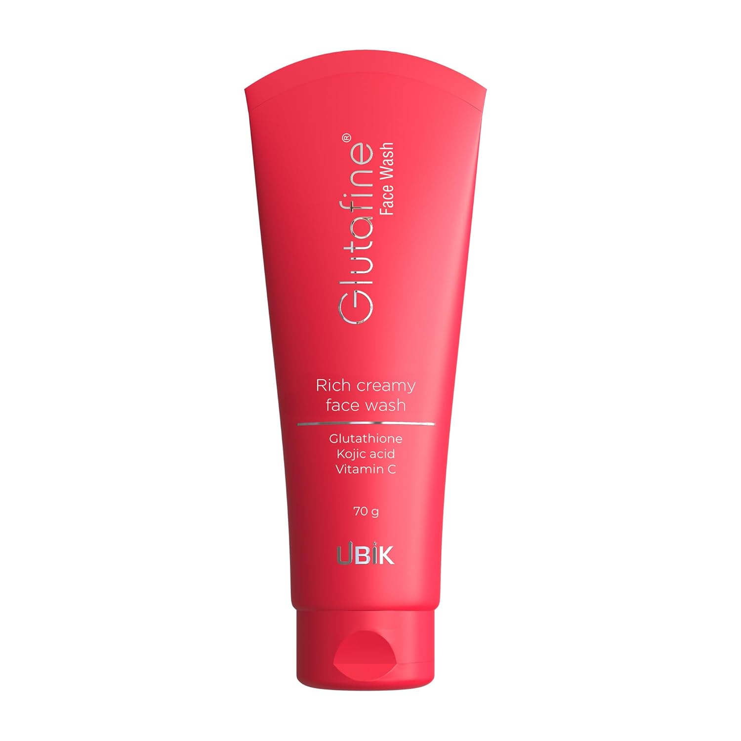 Glutafine Rich Creamy Face Wash with Glutathione, Kojic Acid & Vitamin C – Brightening Cleanser for Soft, Smooth Skin, 70g