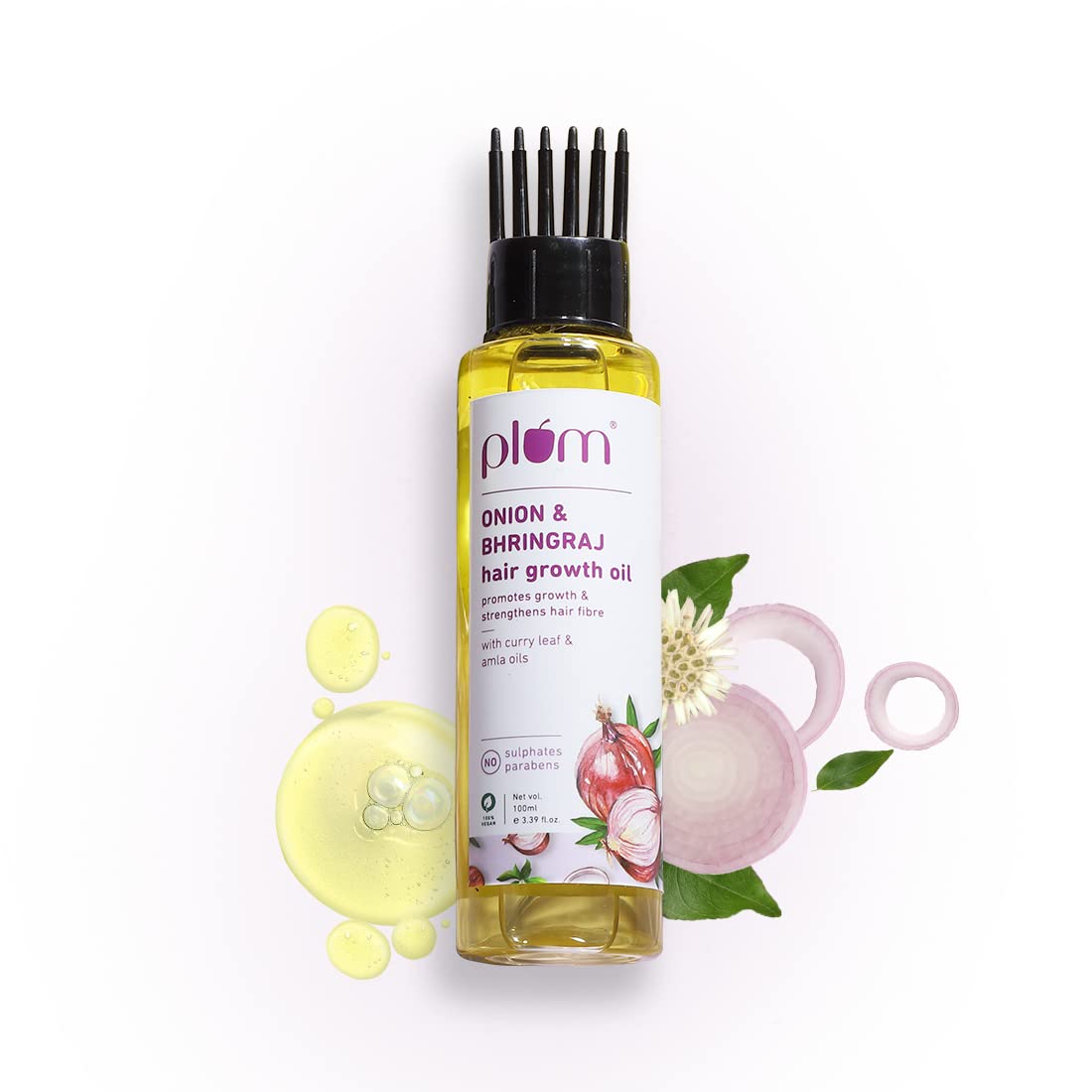 Plum Onion & Bhringraj Hair Growth Oil - 100ml