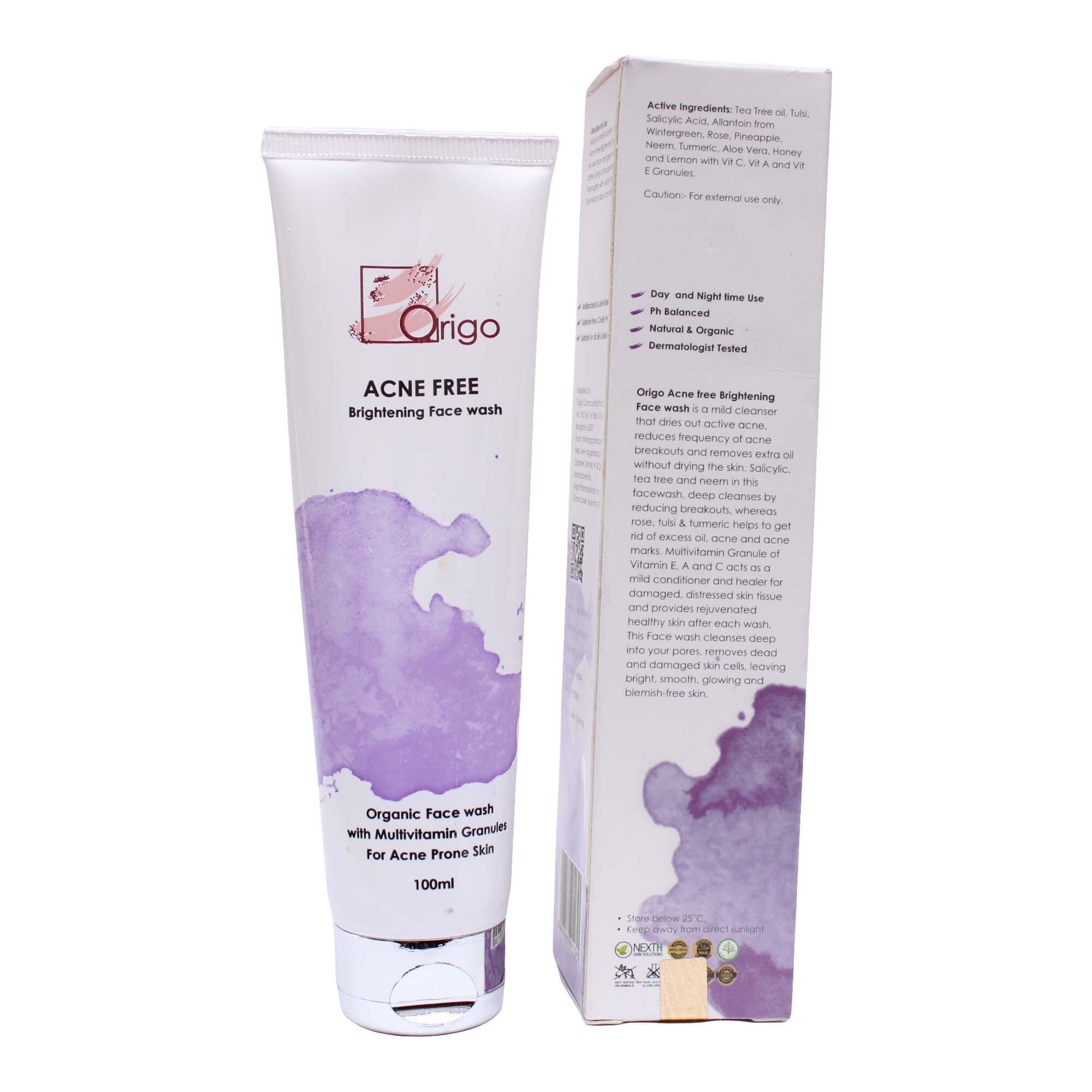 Origo Acne Free Brightening Face Wash - 100ml