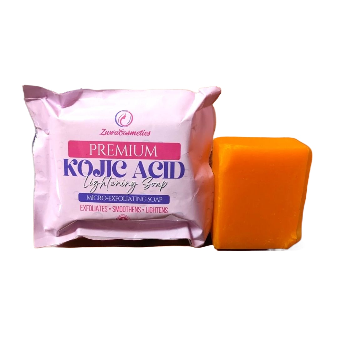 Zuwa Premium Kojic Acid Lightening Soap 135g – Dark Spot Removal, Skin Brightening & Whitening