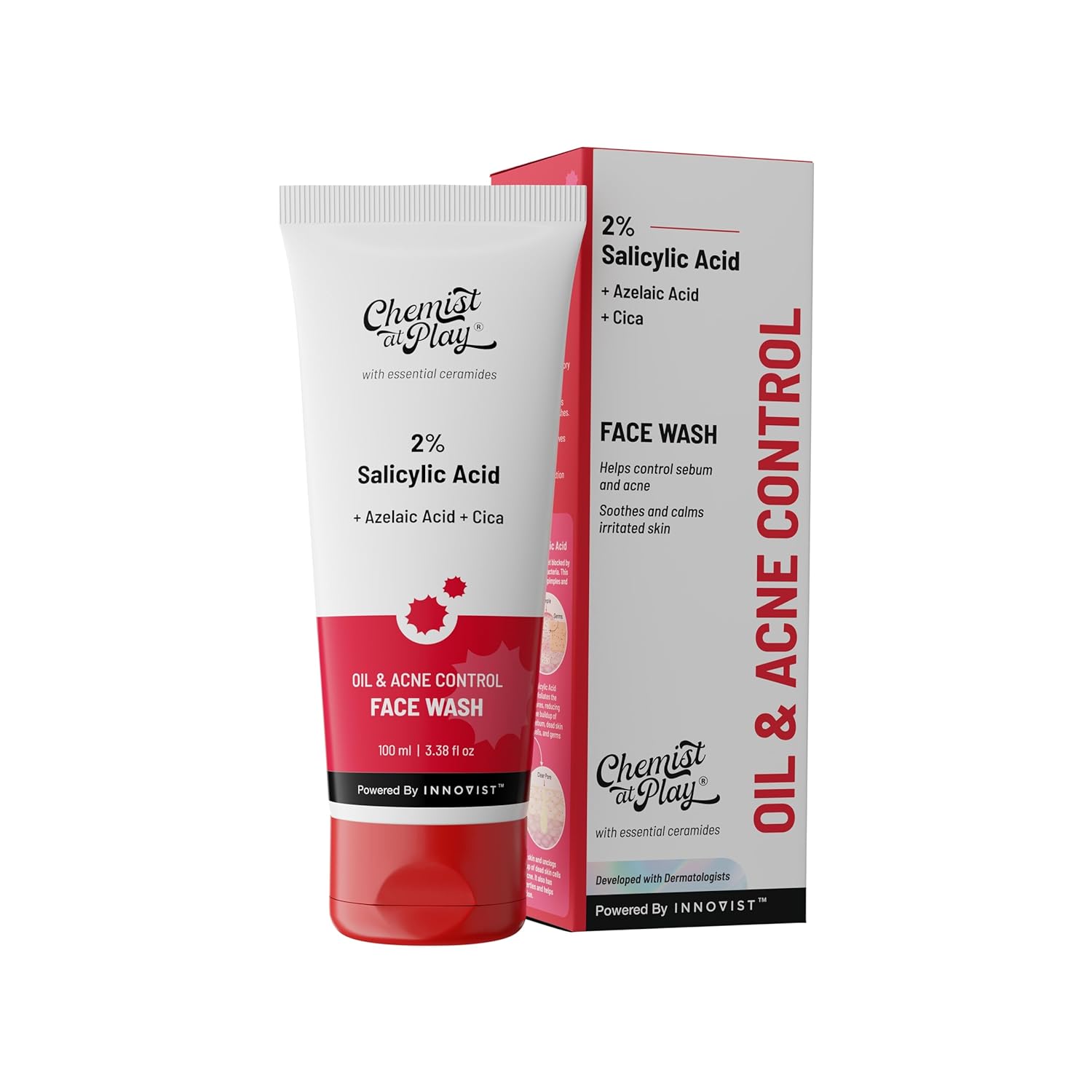 Chemist at Play 2% Salicylic Acid Face Wash - 100ml