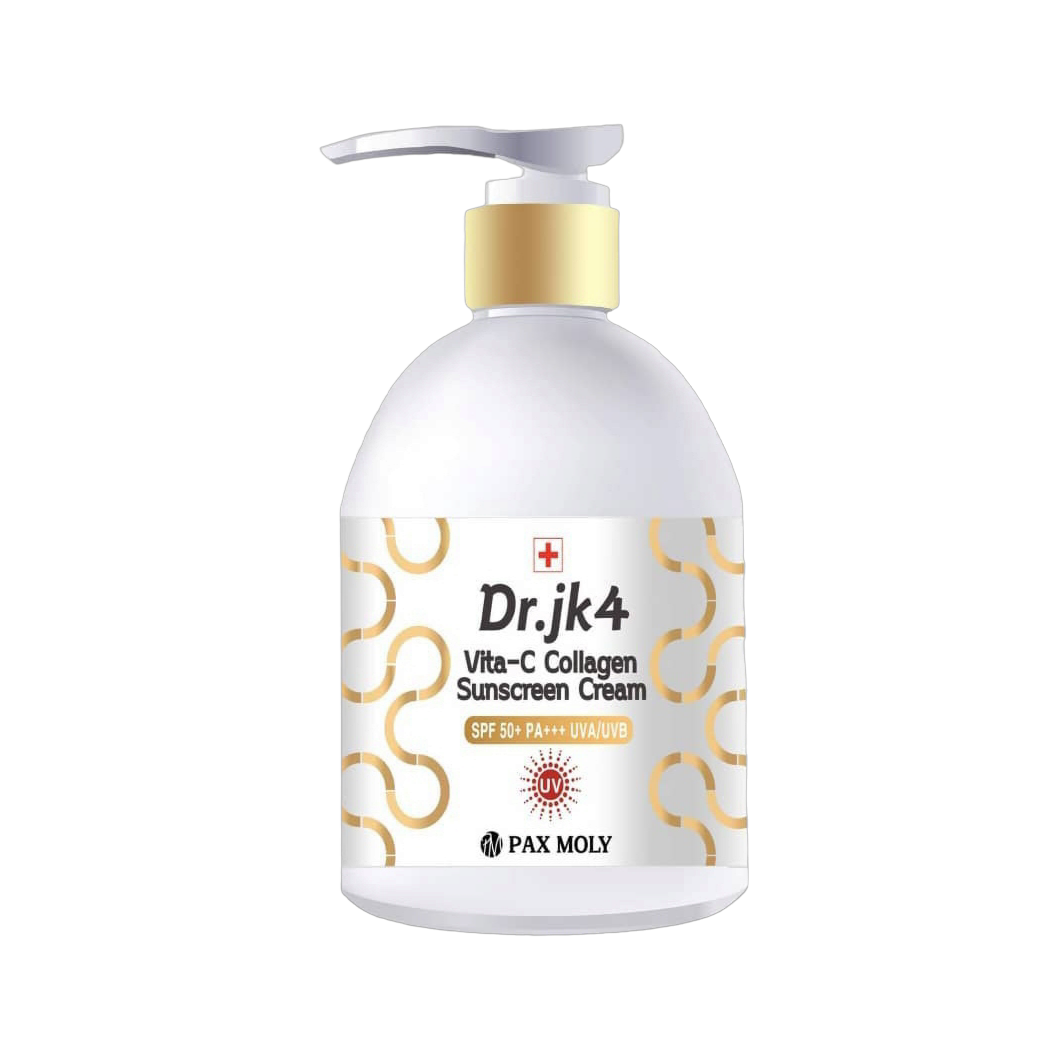 Dr.jk 4 Vita-C Collagen Sunscreen Cream SPF 50+ PA+++ UVA/UVB - 200ml