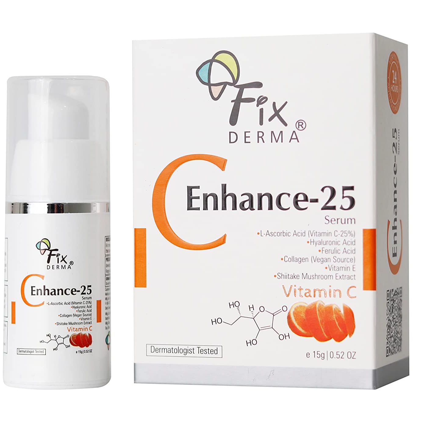 Fix Derma C Enhance-25 Serum - Vitamin C For Face - 15g