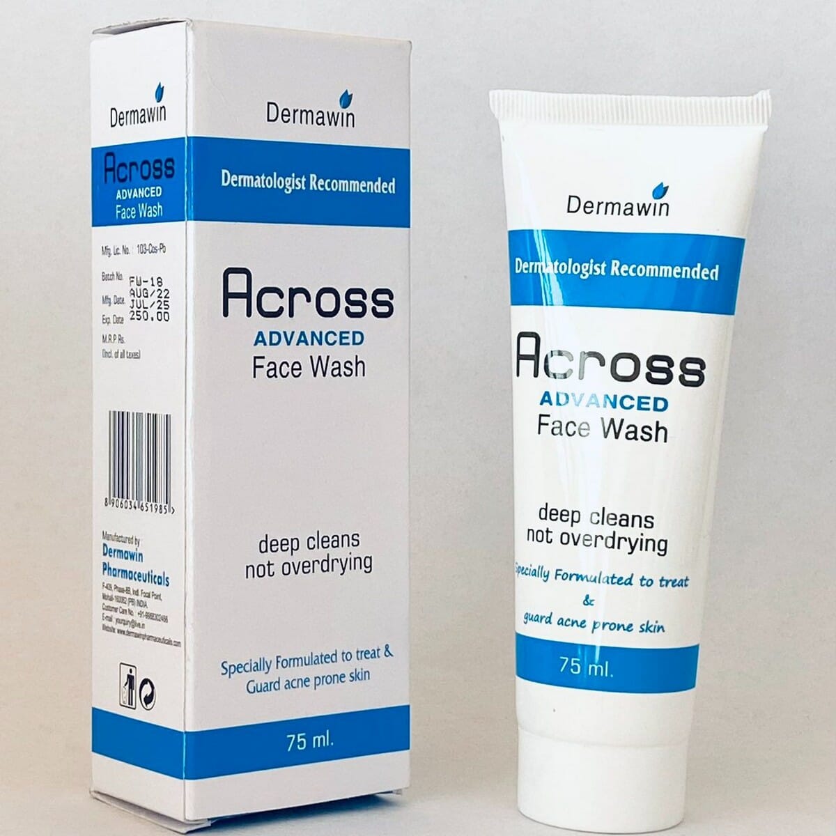 Dermawin Across Advanced Face Wash - 75ml