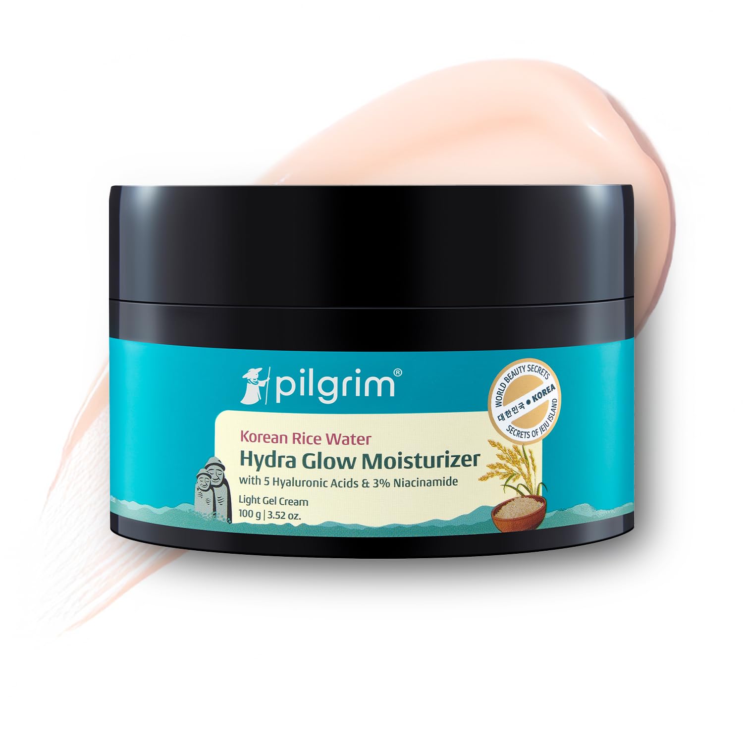 Pilgrim Korean Rice Water Hydra Glow Moisturizer - 100g