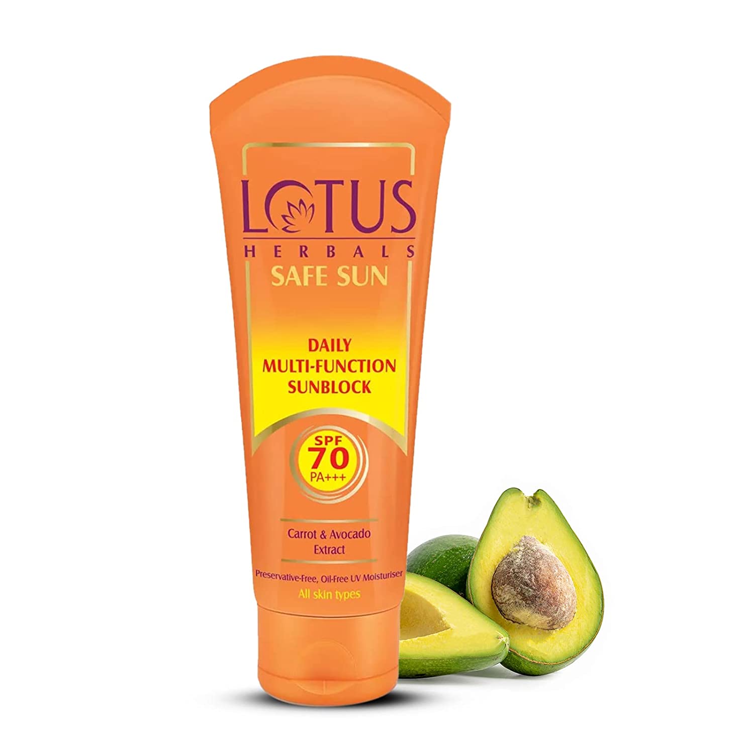 Lotus Safe Sun Daily Multi-Function Sunscreen SPF 70 PA+++, 60gm