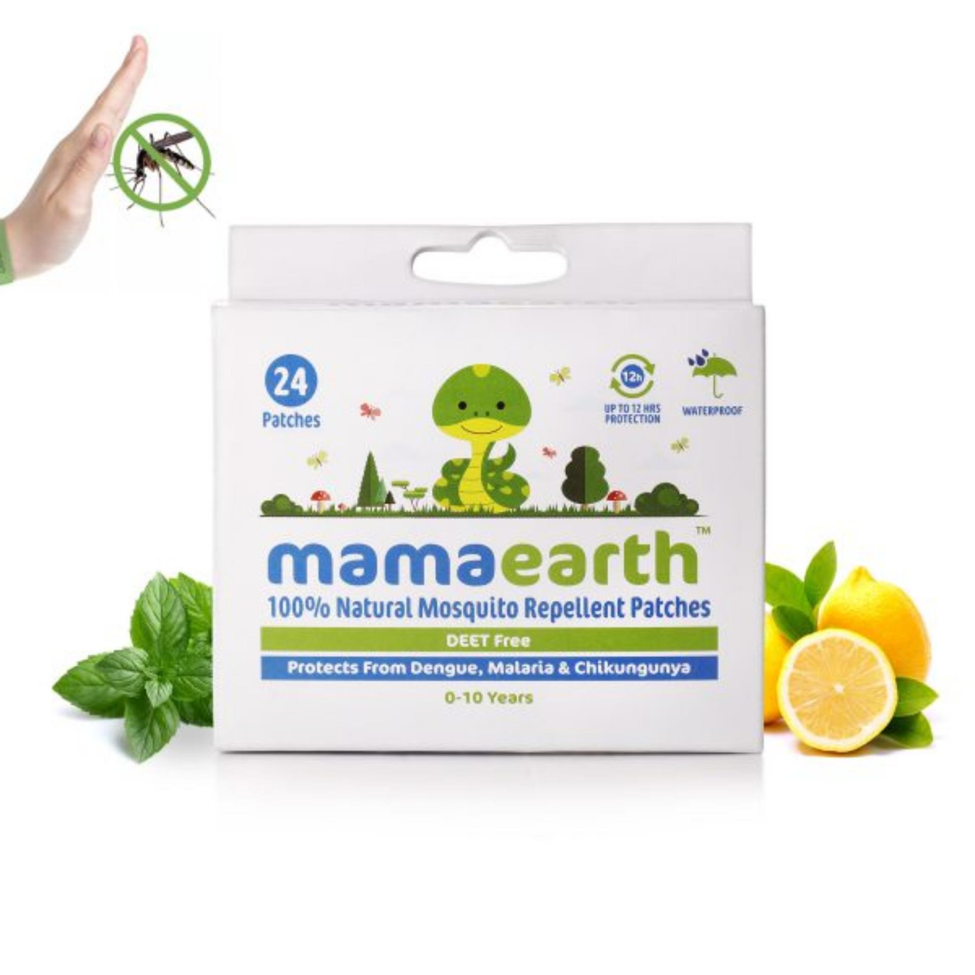 MamaEarth 100% Natural Mosquito Repellent Parches