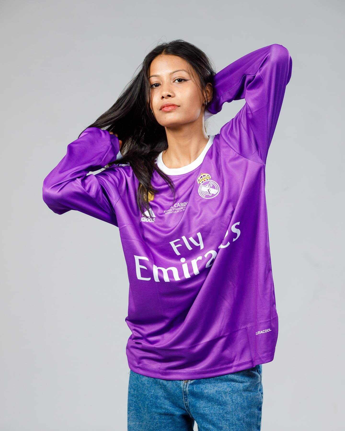  Real Madrid 2017 Away Kit For Women