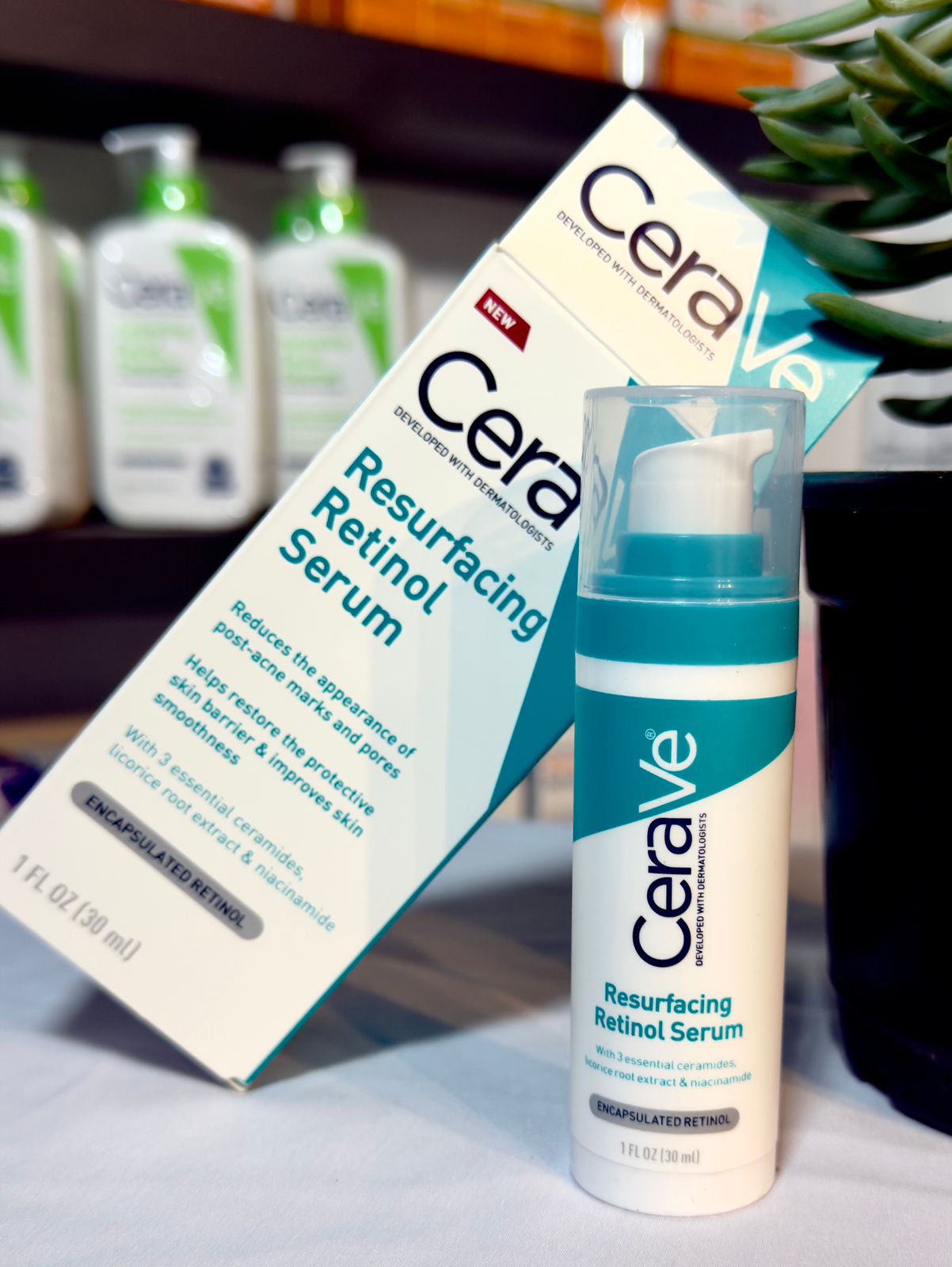 CeraVe Resurfacing Retinol Serum - 30ml (Made In USA)