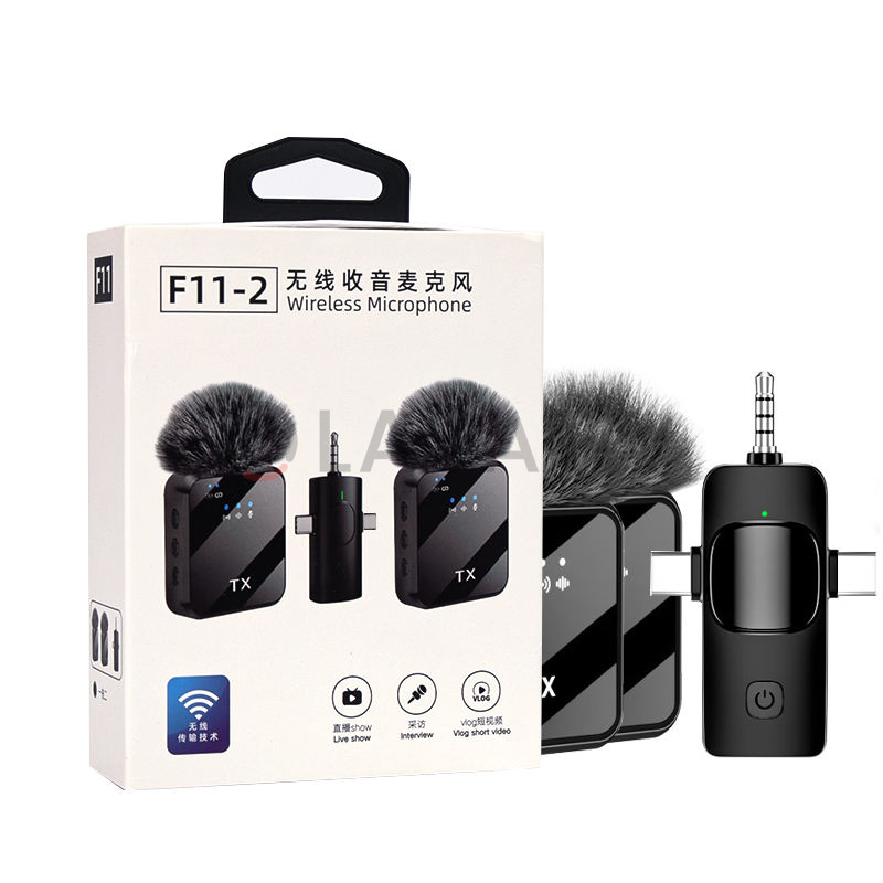 Wireless Microphone for Live Streaming & Vlogging - Noise Cancellation Clear Sound Mic | Compatible with Type C, iOS, 3.5mm Universal | Perfect for YouTube, TikTok, Facebook Live