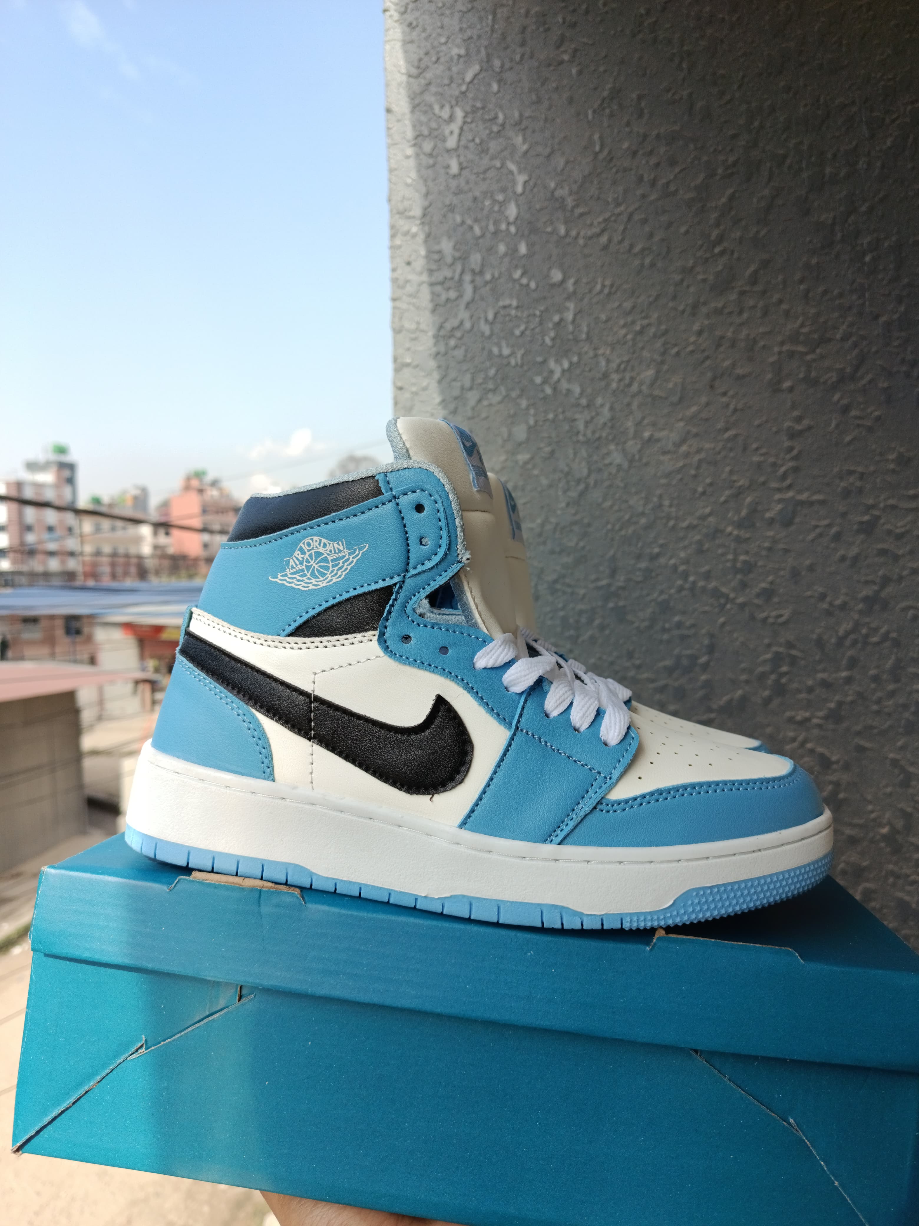 AF 1 High Sneaker For Men Premium Blue