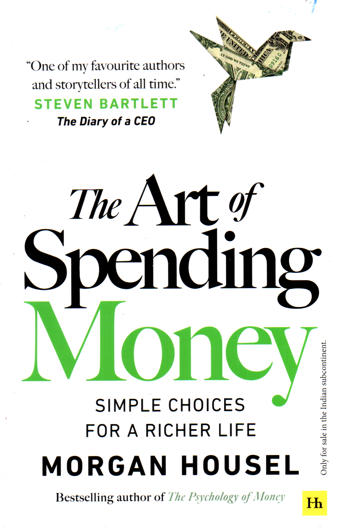 Art Spending Money Morgan Housel Simple Choices Richer Life Personal Finance - Paperback