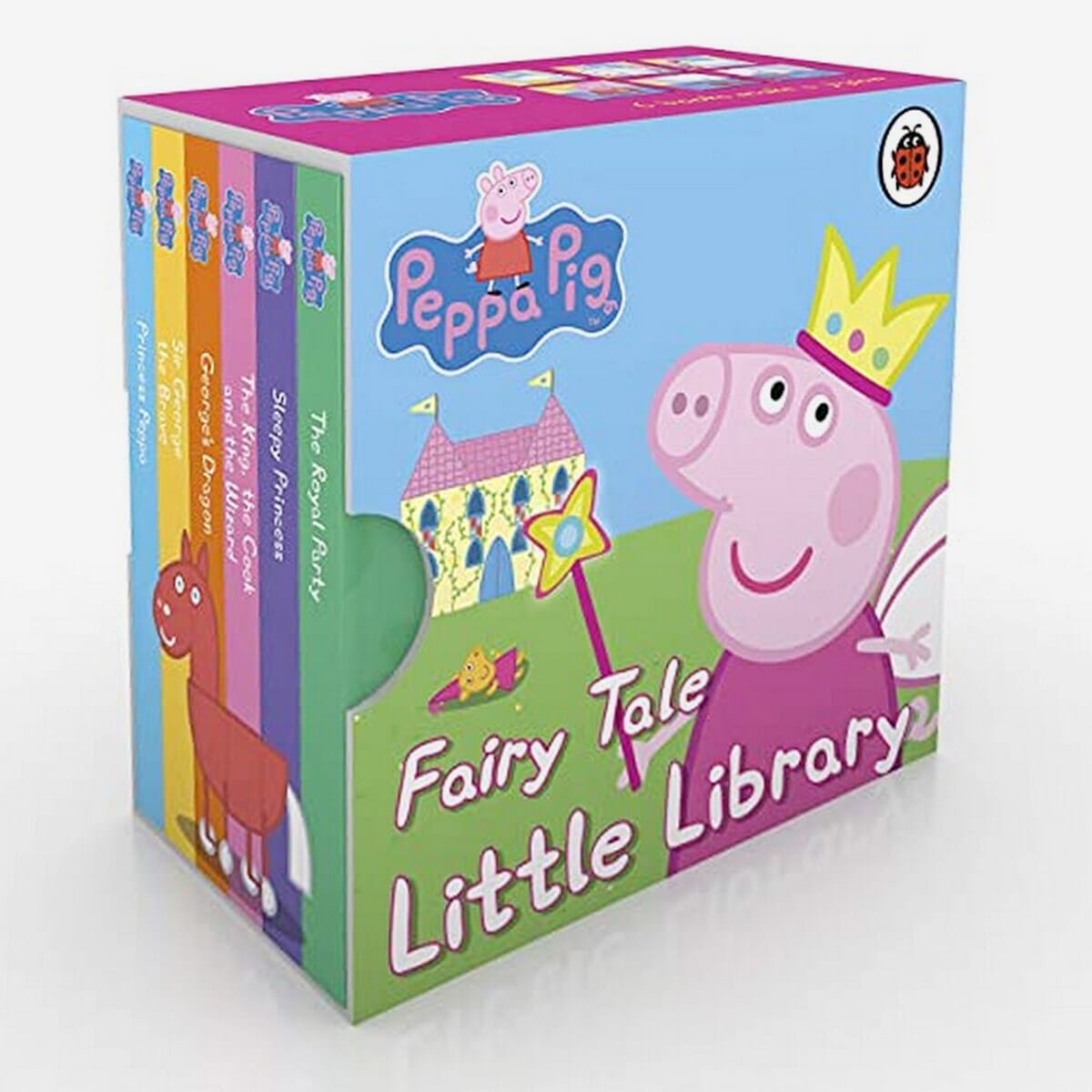 Peppa Pig Fairy Tale Little Library 6 Books Set (Board Book)