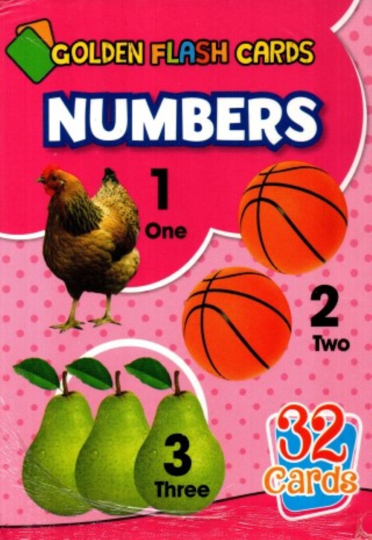 Golden Flash Cards Numbers (Paperback) - Multicolor