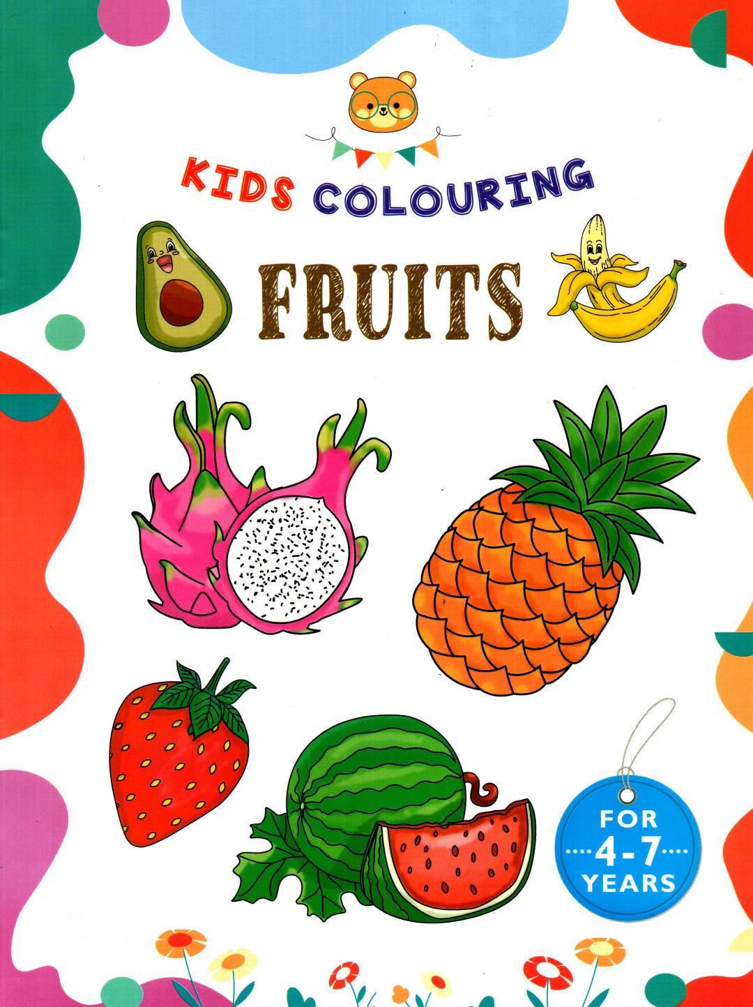 Kids Colouring Fruits Book (Paperback)