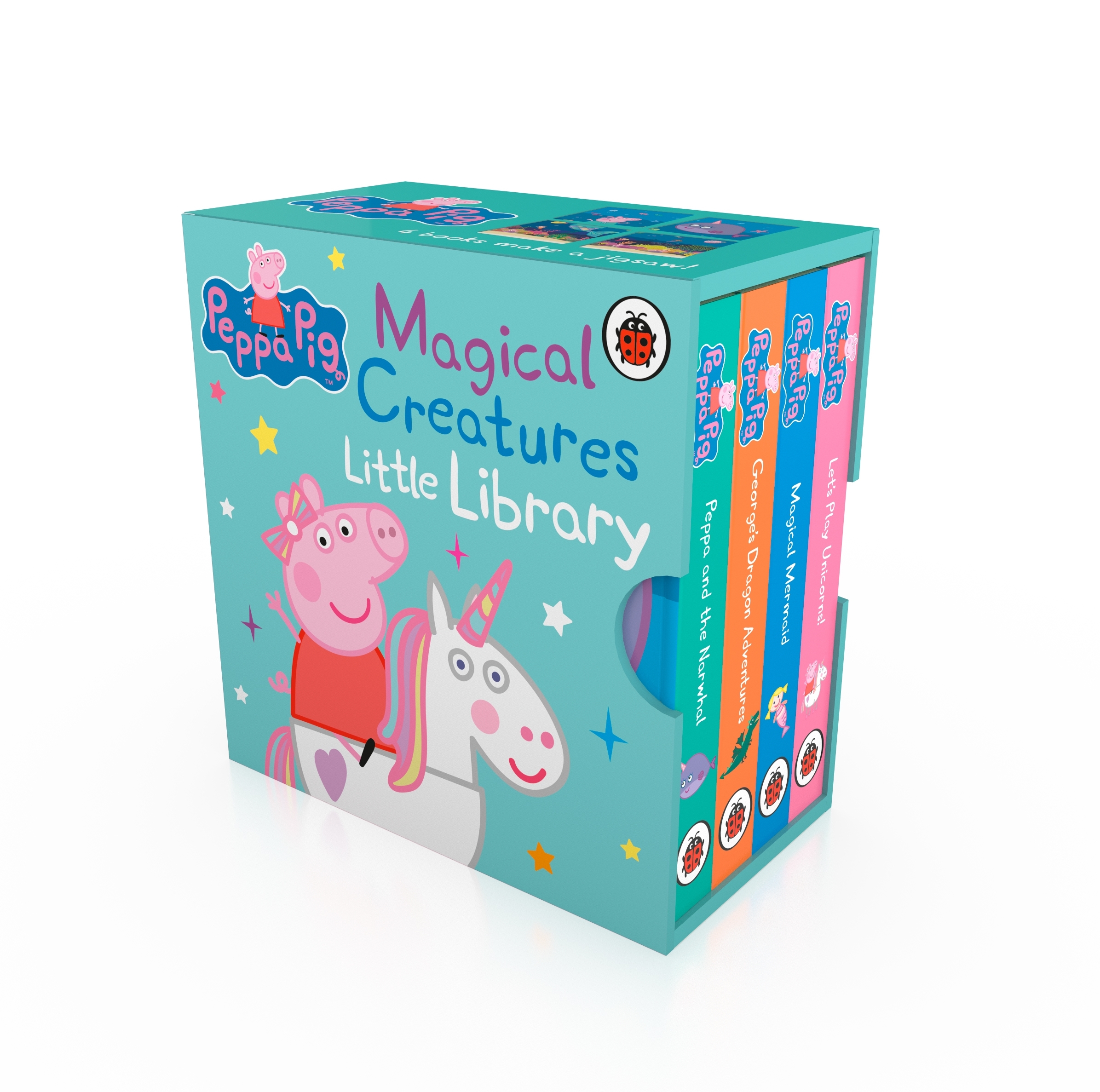 Peppa Pig: Magical Creatures Little Library (4 Board Book Set, Age 1–3)