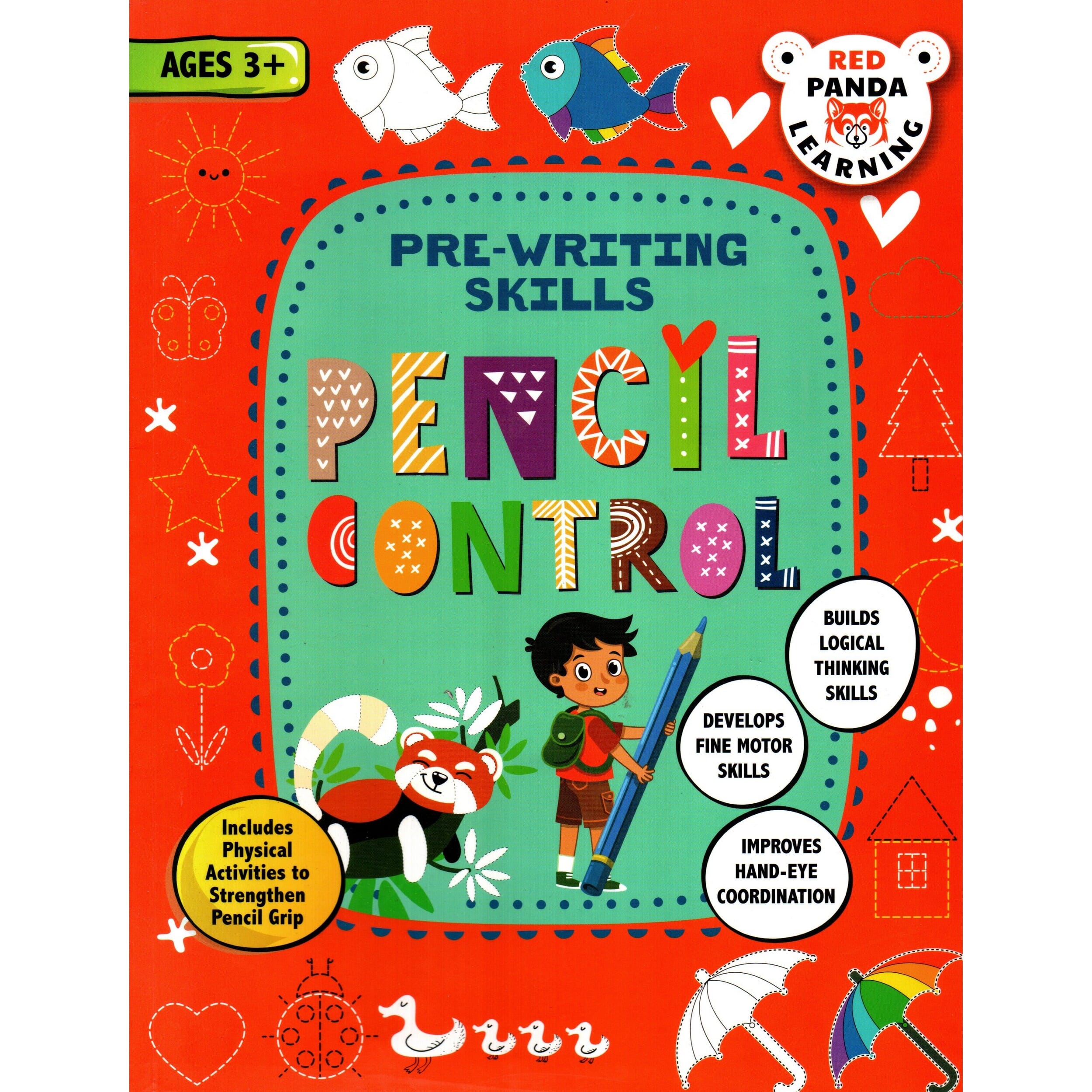 Pre-Writing Skills - Pencil Control  (3+ Age) Children Activity Books