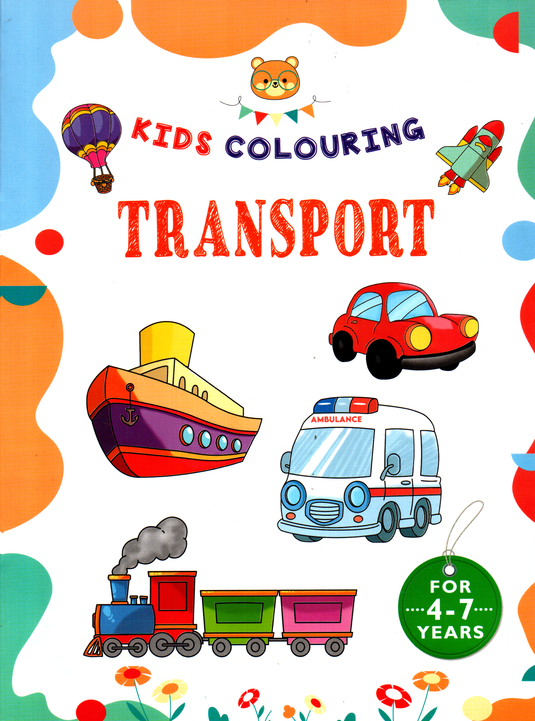 Kids Coloring Transport - Children Book For 4 to 7 Years