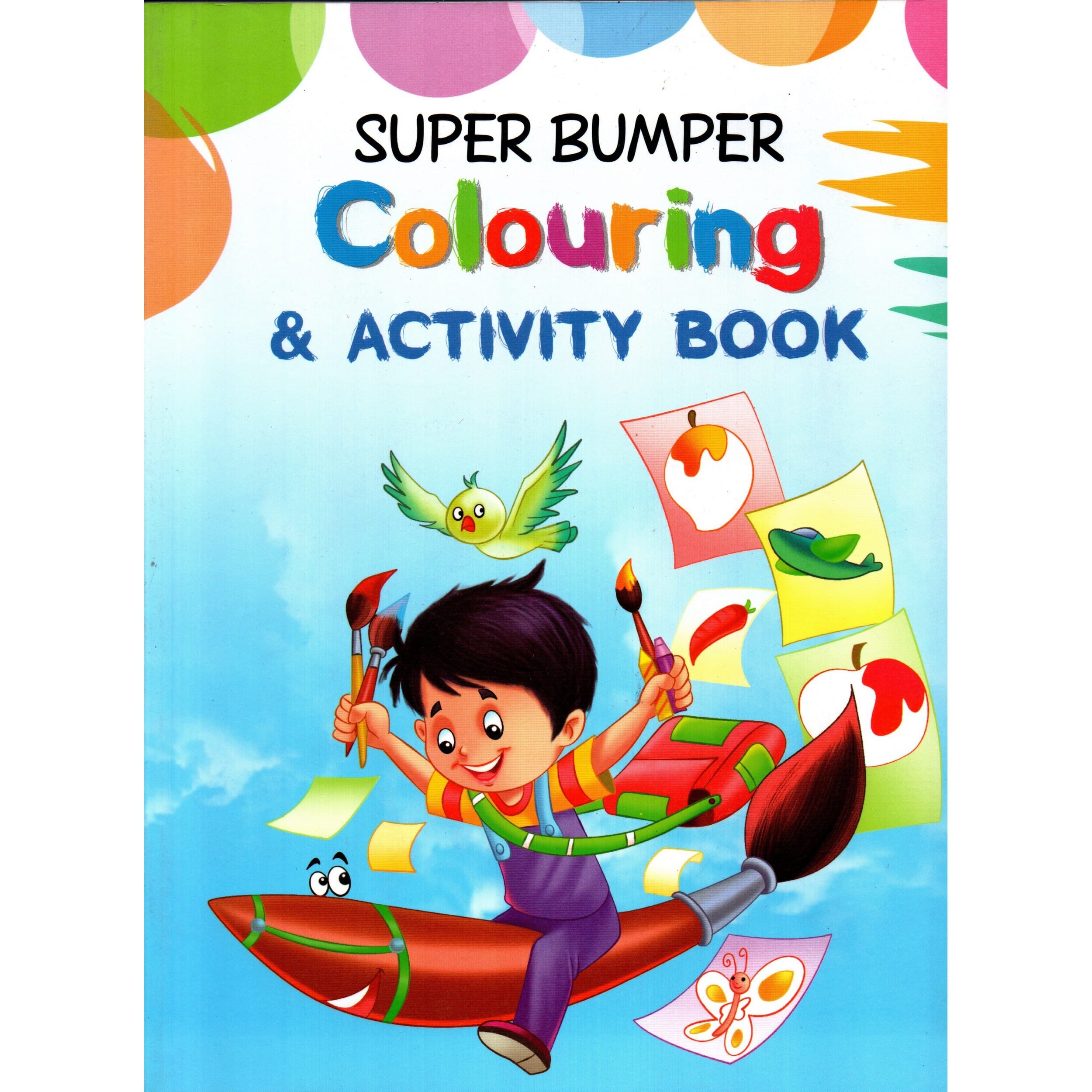 Super Bumper Coloring And Activity Book for Age 3 - 12 Years