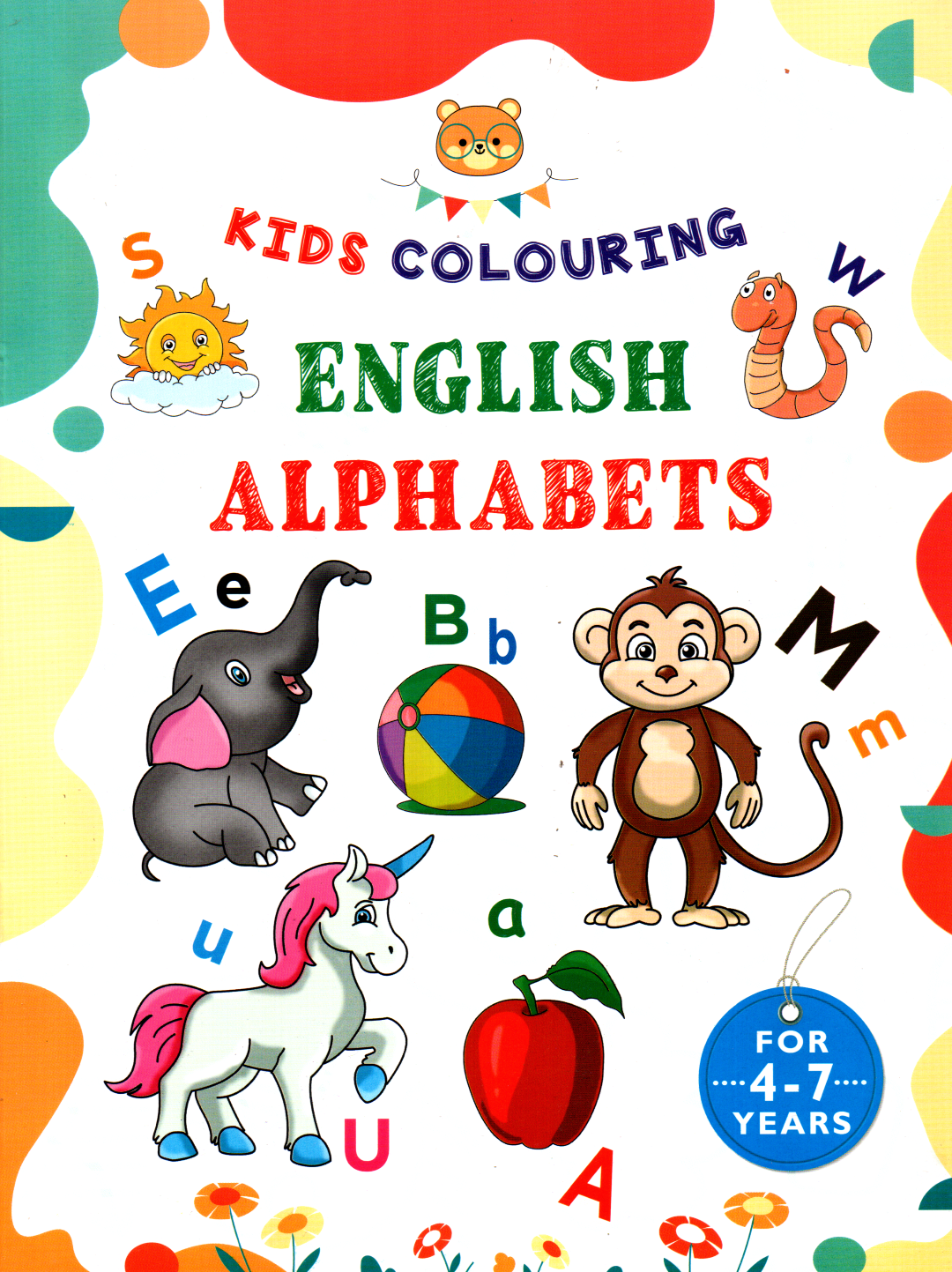 Kids Coloring English Alphabets - Coloring Book (0–12 years)