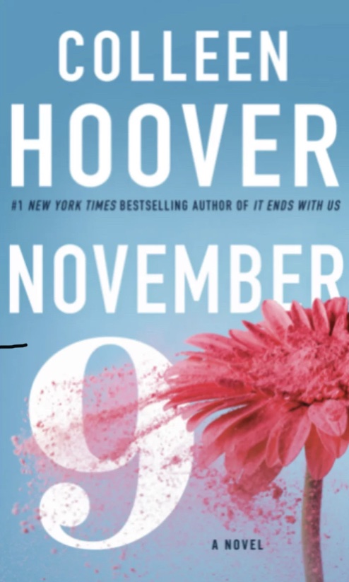 November 9 A Novel by Colleen Hoover (Paperback)