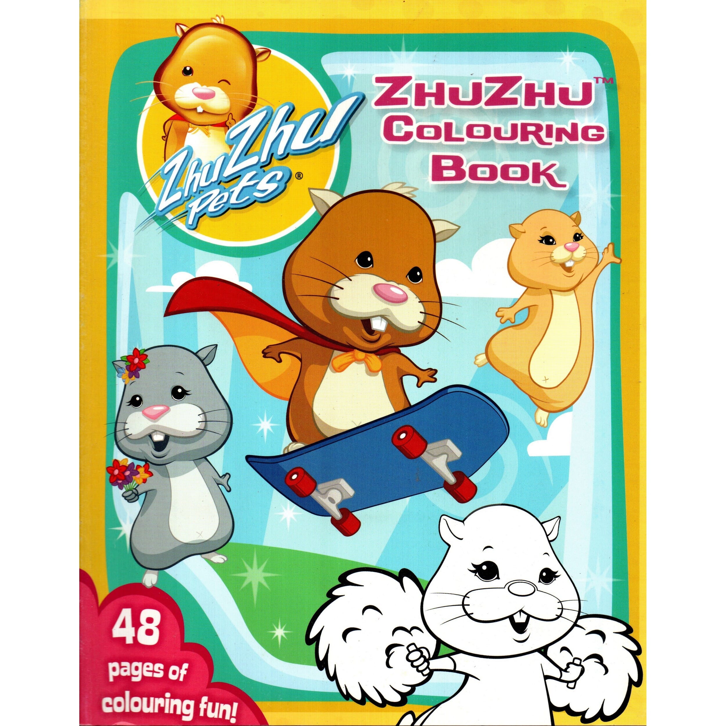 Zhu Zhu Pets Coloring Book - 48 Pages of Coloring Fun