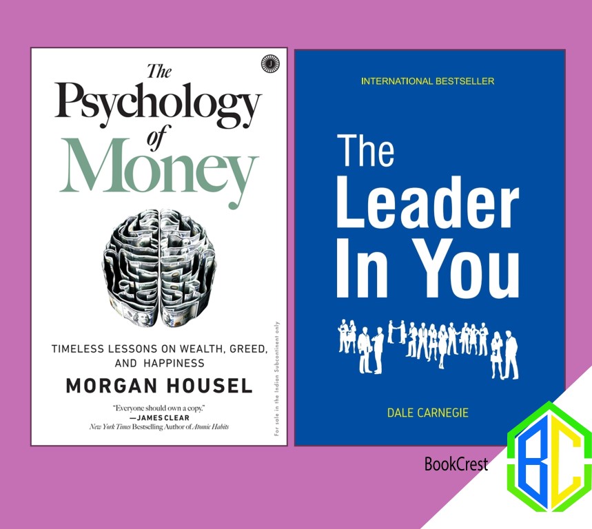 The Psychology of Money by Morgan Housel and The Leader In You by Dale Carnegie (Paperback)