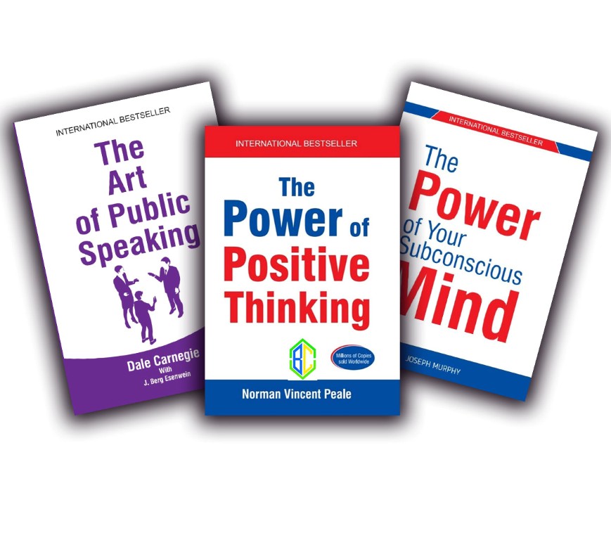 Combo of Self - Help Books (The Art of Public Speaking, The Power of Positive Thinking, The Power of Your Subconscious Mind)