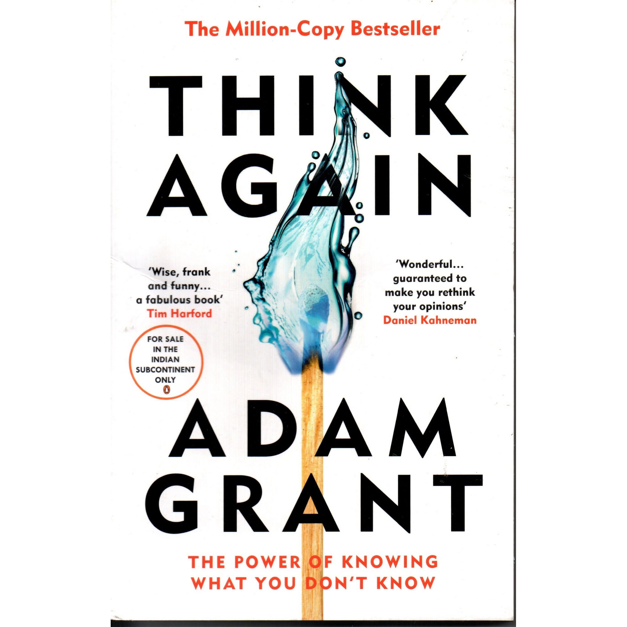 Think Again by Adam Grant (Paperback)