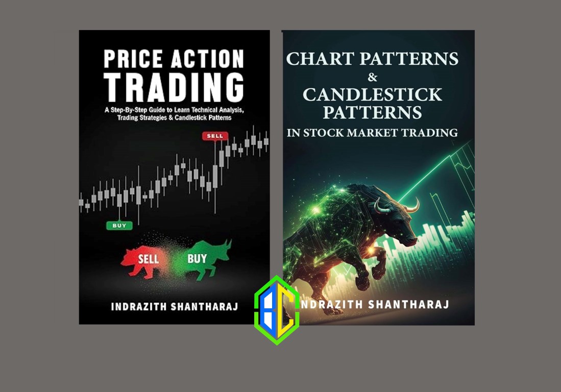 Price Action Trading : Technical Analysis Simplified! By Sunil Gurjar and Chart Patterns & Candlestick Patterns in Stock Market Trading by Indrazith Shantharaj(Trading Books, Share market Books))