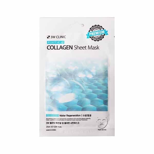 3W Clinic Collagen Sheet Mask - 25ml