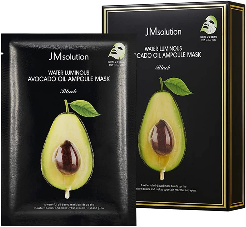 Jm Solution Water Luminous Avocado Oil Ampoule Mask - 35ml