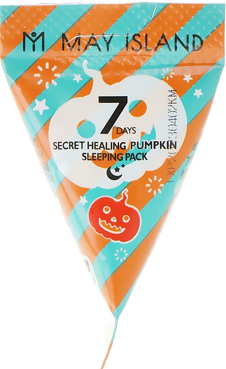 May Island 7 Days Secret Healing Pumpkin Sleeping Pack - 5g