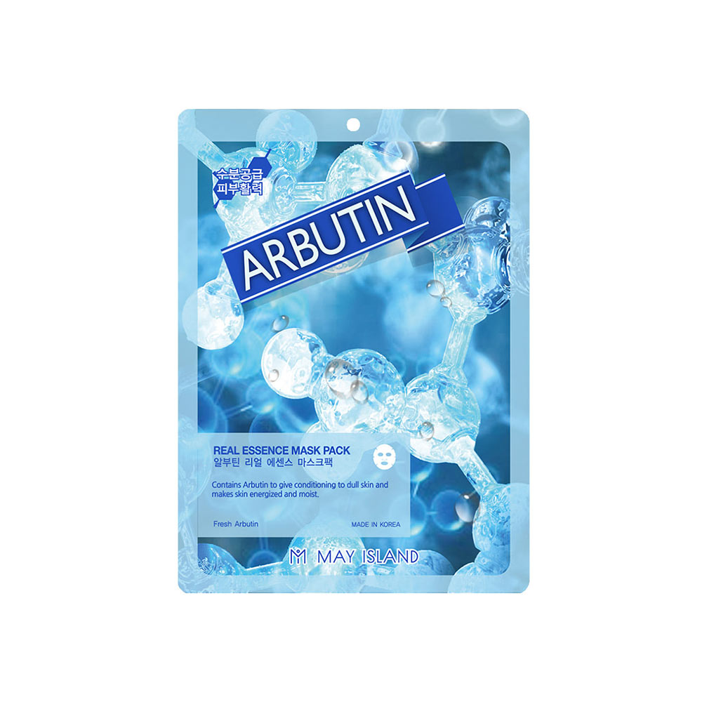 May Island Arbutin Real Essence Mask Pack - 25ml
