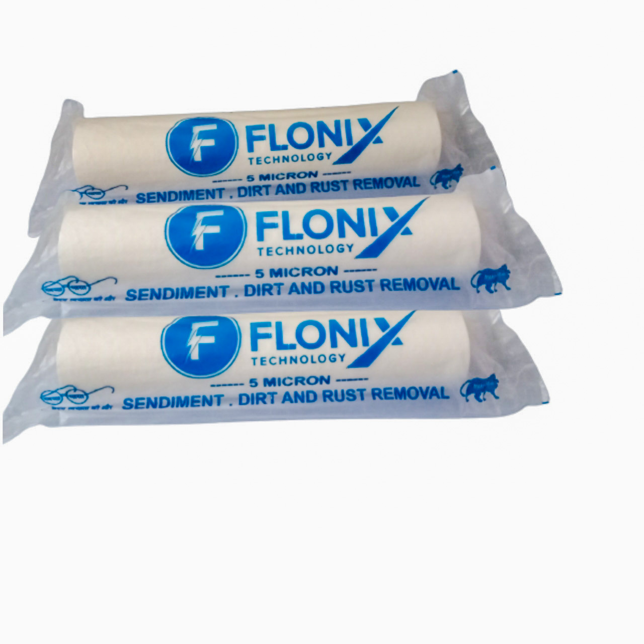 Flonix 10 Inch Pre Filter Cartridge 3 Pack - White