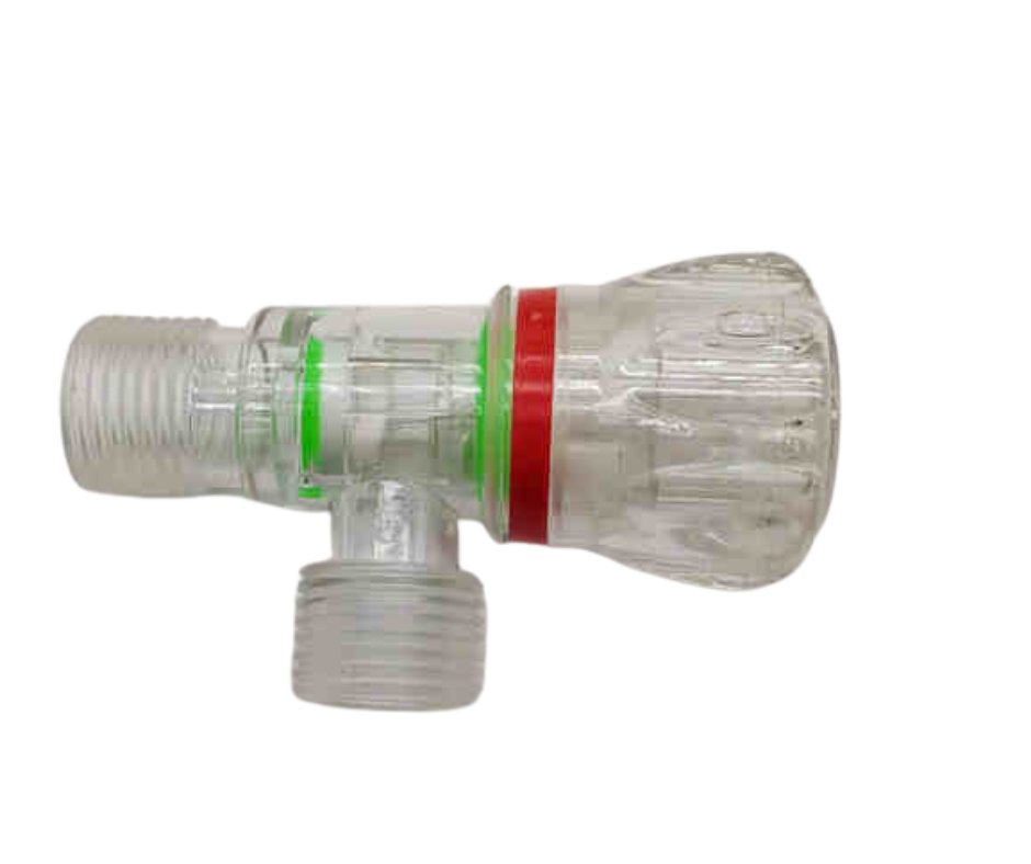 Transparent Unbreakable Angle Valve - Clear