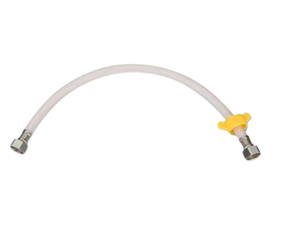 White Geyser Connection Pipe 18 Inch - White