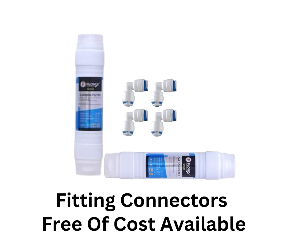 Flonix Activated Carbon Sediment RO Filter - White