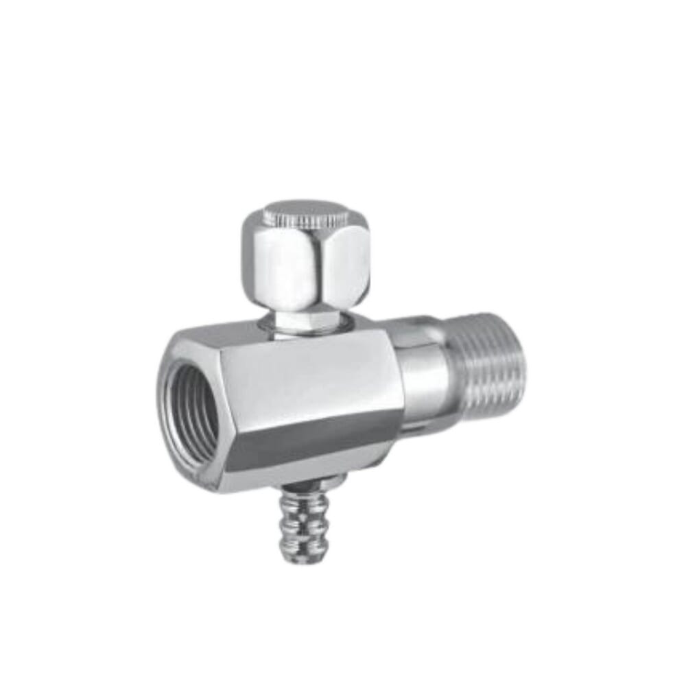 Aqua Guard RO Inlet Diverter Tee Valve - Silver