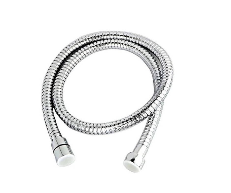 Shower Hose Replacement Tube 1 Meter - Silver