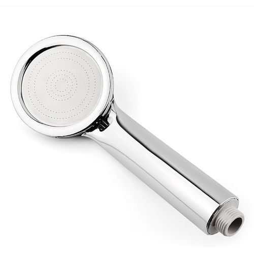 Stainless Steel Bathroom Handheld Shower Head - Silver