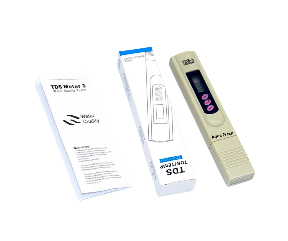 TDS-3 Handheld Water Quality Tester Digital Display - Sand Brown