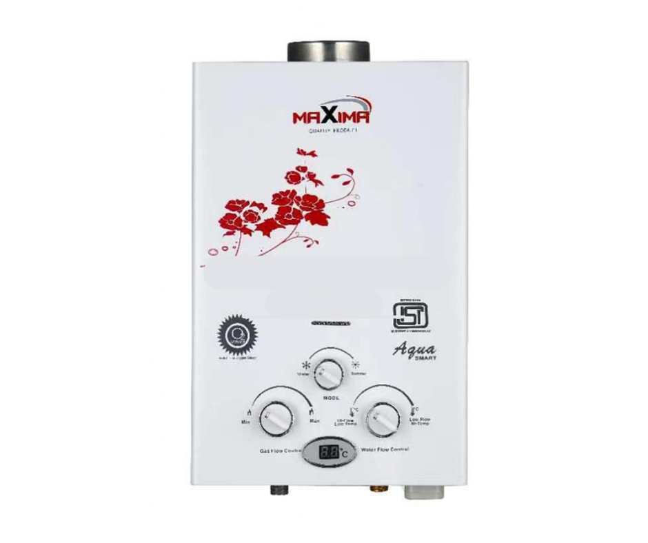 Instant Gas Geyser Water Heater - White