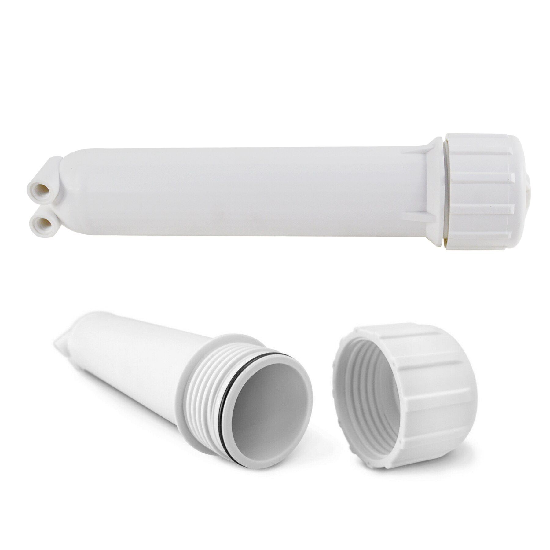 White RO Membrane Housing for Water Purifier System - White