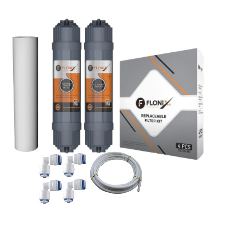 Universal RO Filter Kit Carbon Sediment Copper PP - Brown