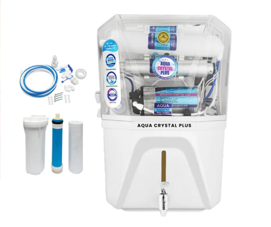 Aqua Crystal Plus Water Purifier 12 LPH - White