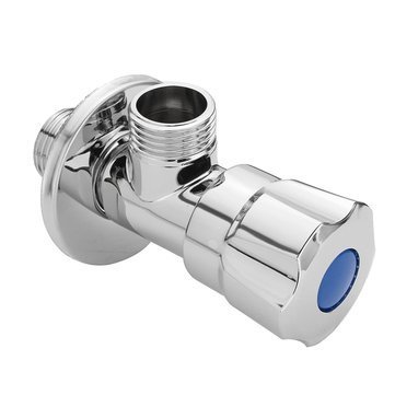 Angle Valve for Bathroom Plumbing Fittings & Accessories - Silver