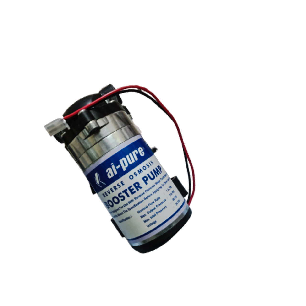 AI-Pure 100 GPD Booster Pump for All Types of RO Systems - Black